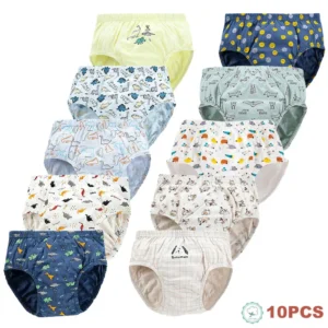 5/10 Pieces Cotton Boys’ Triangle Briefs