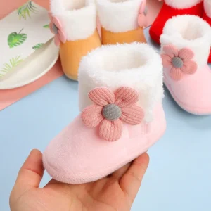 Baby Girls' Adorable Soft Booties