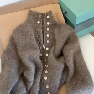 Women's Luxury Double Breasted Sweater