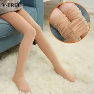 Girls Fleece Pantyhose