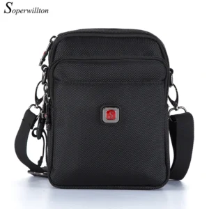 Soperwillton Men's Waterproof Crossbody Bag