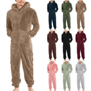 Men’s Winter Teddy Fleece Pajamas