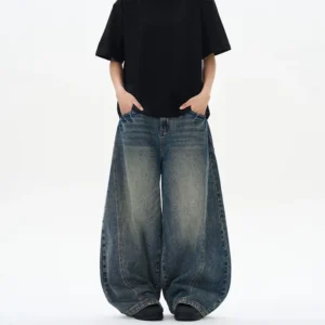 Men’s Oversized Wide Leg Jeans