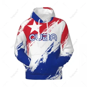 Unisex Cuba Flag 3D Hoodie