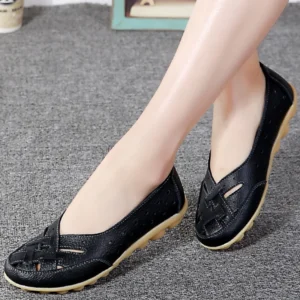 Women’s Breathable Soft Leather Flats