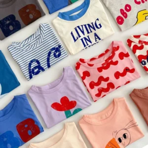 Children's Spring Short Sleeve T-Shirts