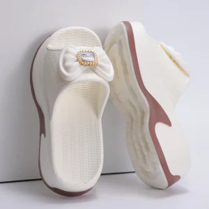 Summer High Heel Thick Sole Fashion Slides