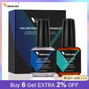 VENALISA  Nail Prep Dehydrator and ACID-FREE Primer