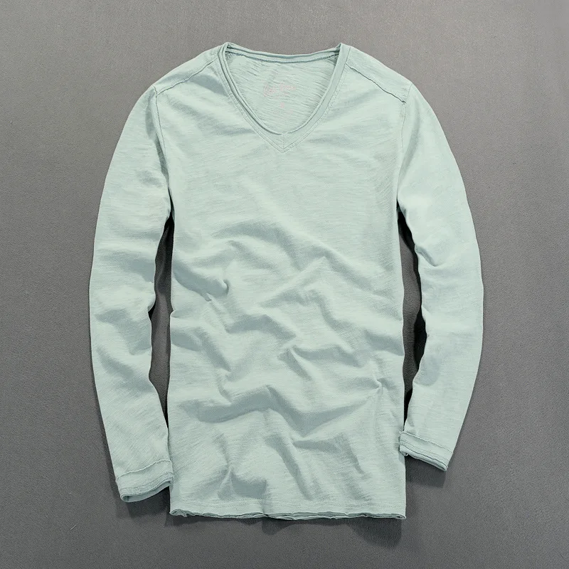 Light green V-Neck