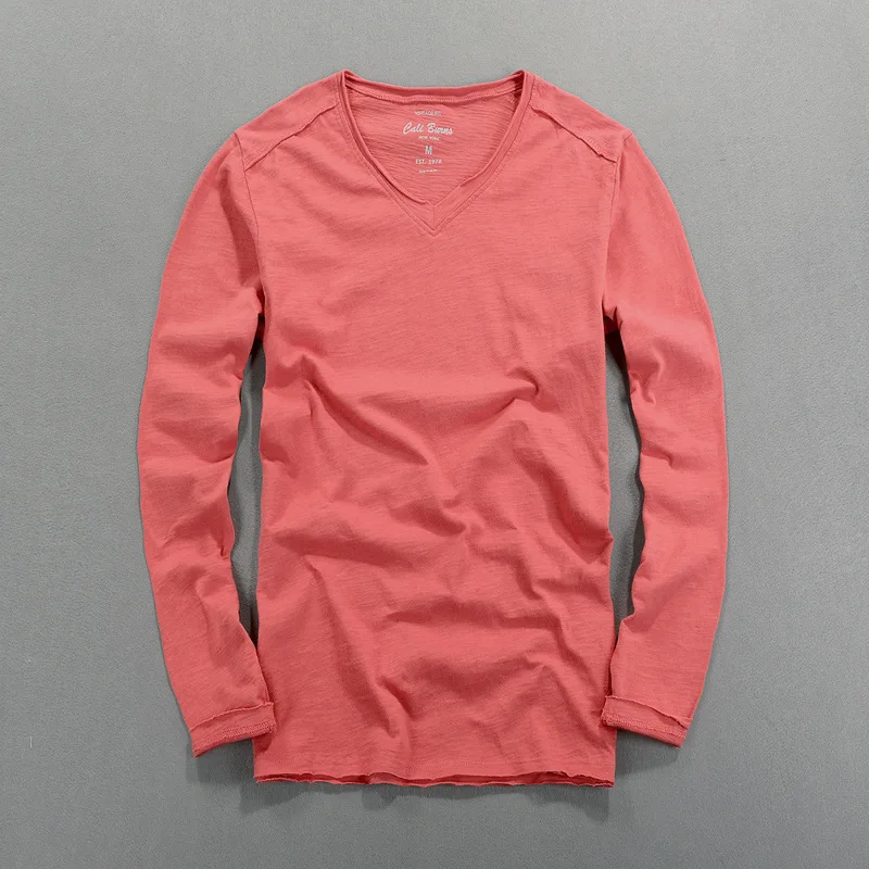 Red V-Neck