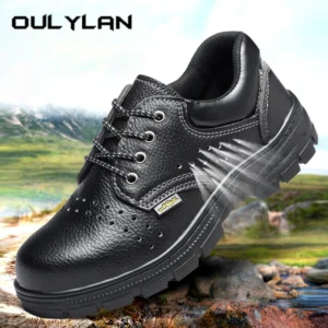Oulylan Men’s Steel Toe Safety Shoes