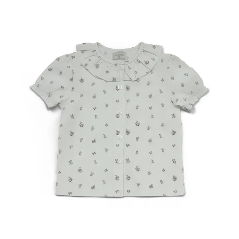 girl flower shirt