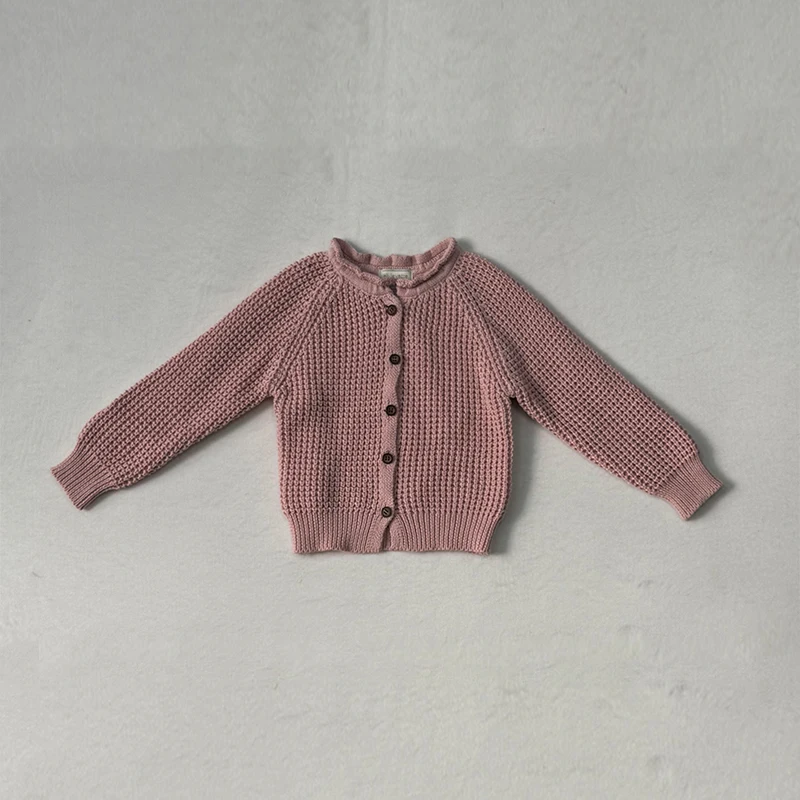 pink cardigan