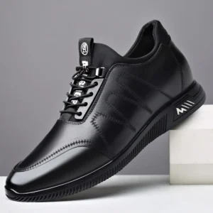 Sneakers Heightening Shoes Men's Formal Shoes 6/8CM Height Increase Shoes Leather Shoes Man Daily Life Height Increasing Shoes
