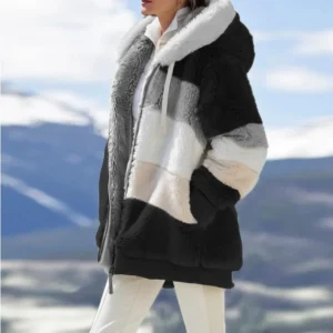 Women’s Winter Hooded Zipper Coat