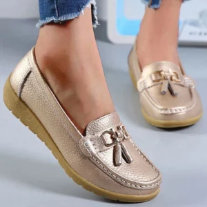 Women’s White Loafers