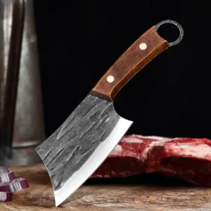 Wooden Handle Stainless Steel Cleaver Knife