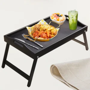 Bamboo Breakfast Tray with Folding Legs