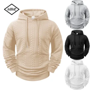 Men’s Warm Knitted Hoodie