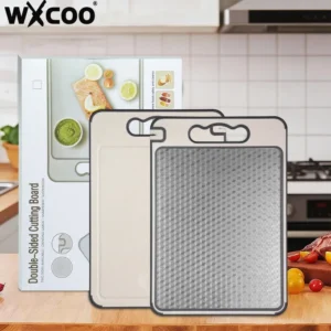 Food-Grade Stainless Steel Diamond-Pattern Large Chopping Board