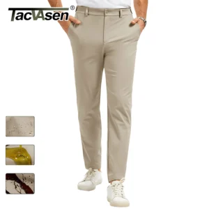 TACVASEN Men’s Casual Straight-Leg Pants