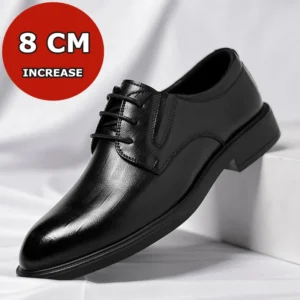 Men’s Soft Leather Elevator Shoes