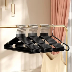 10pcs Non-Slip Metal Clothes Hangers