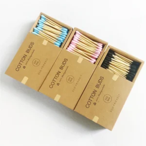 Color Mix Double-Headed Bamboo Cotton Buds