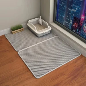 Double-Layer Waterproof Cat Litter Trap Mat