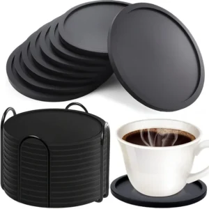6pcs Silicone Coaster Set