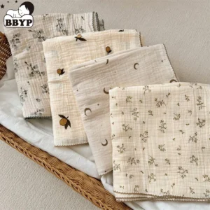 2-Layer Floral Baby Blanket