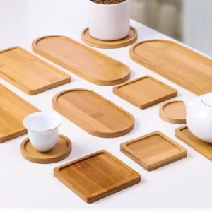 Multi-shape Bamboo Saucers