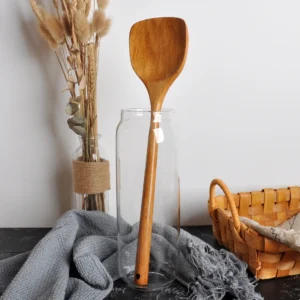 Heat-Resistant Wooden Spatula