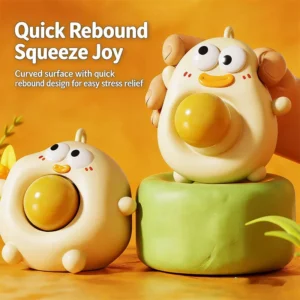 Cute Egg Duck Squishy Toy