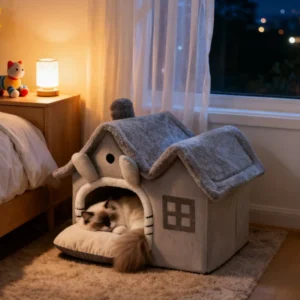 Foldable Double Roof Pet House