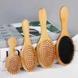 Wooden Bamboo Hair Massage Brush