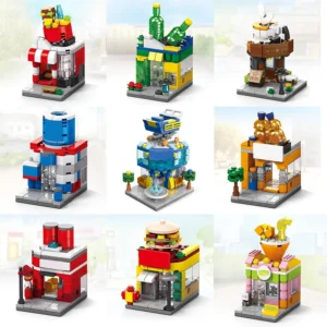 City Mini Shop Building Blocks Set