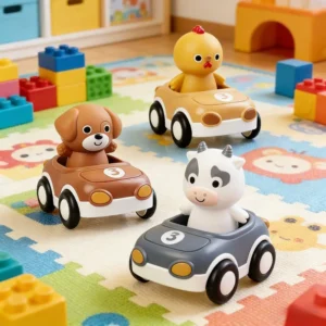 Kids Inertia Animal Car Toys