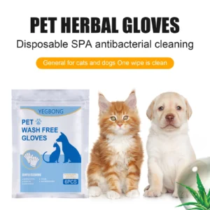 Pet Grooming Cleaning Gloves Set