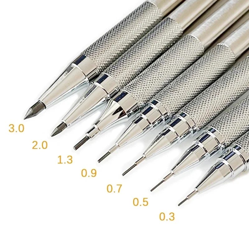 Mechanical Pencil Set Full Metal – Professional Art Drawing Automatic Pencil with Leads, Smooth Writing Sketching Tool for Office School Students Mechanical Pencil Set Full Metal – Professional Art Drawing Automatic Pencil with Leads, Smooth Writing Sketching Tool for Office School Students