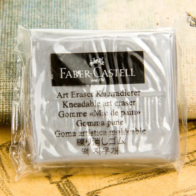 Faber-Castell Kneaded Soft Plasticity Rubber Eraser Wipe Highlight Sketch Painting Design Artist Drawing Stationery Supplies Faber-Castell Kneaded Soft Plasticity Rubber Eraser Wipe Highlight Sketch Painting Design Artist Drawing Stationery Supplies