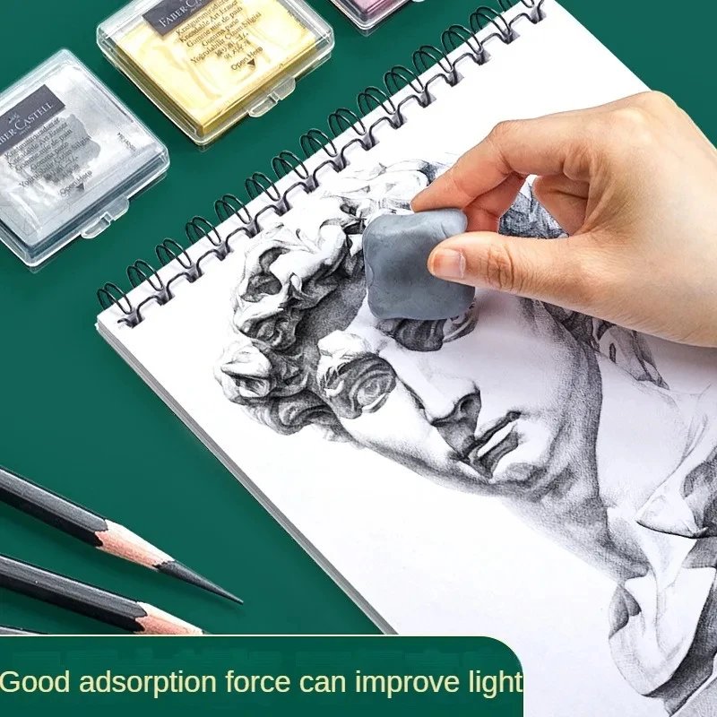Faber-Castell Kneaded Soft Plasticity Rubber Eraser Wipe Highlight Sketch Painting Design Artist Drawing Stationery Supplies Faber-Castell Kneaded Soft Plasticity Rubber Eraser Wipe Highlight Sketch Painting Design Artist Drawing Stationery Supplies