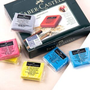 Faber-Castell Kneaded Eraser – Soft, Malleable Artist Eraser for Sketching, Drawing, Painting & Design