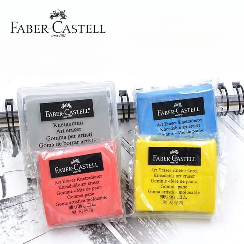 Faber-Castell Kneaded Soft Plasticity Rubber Eraser Wipe Highlight Sketch Painting Design Artist Drawing Stationery Supplies Faber-Castell Kneaded Soft Plasticity Rubber Eraser Wipe Highlight Sketch Painting Design Artist Drawing Stationery Supplies