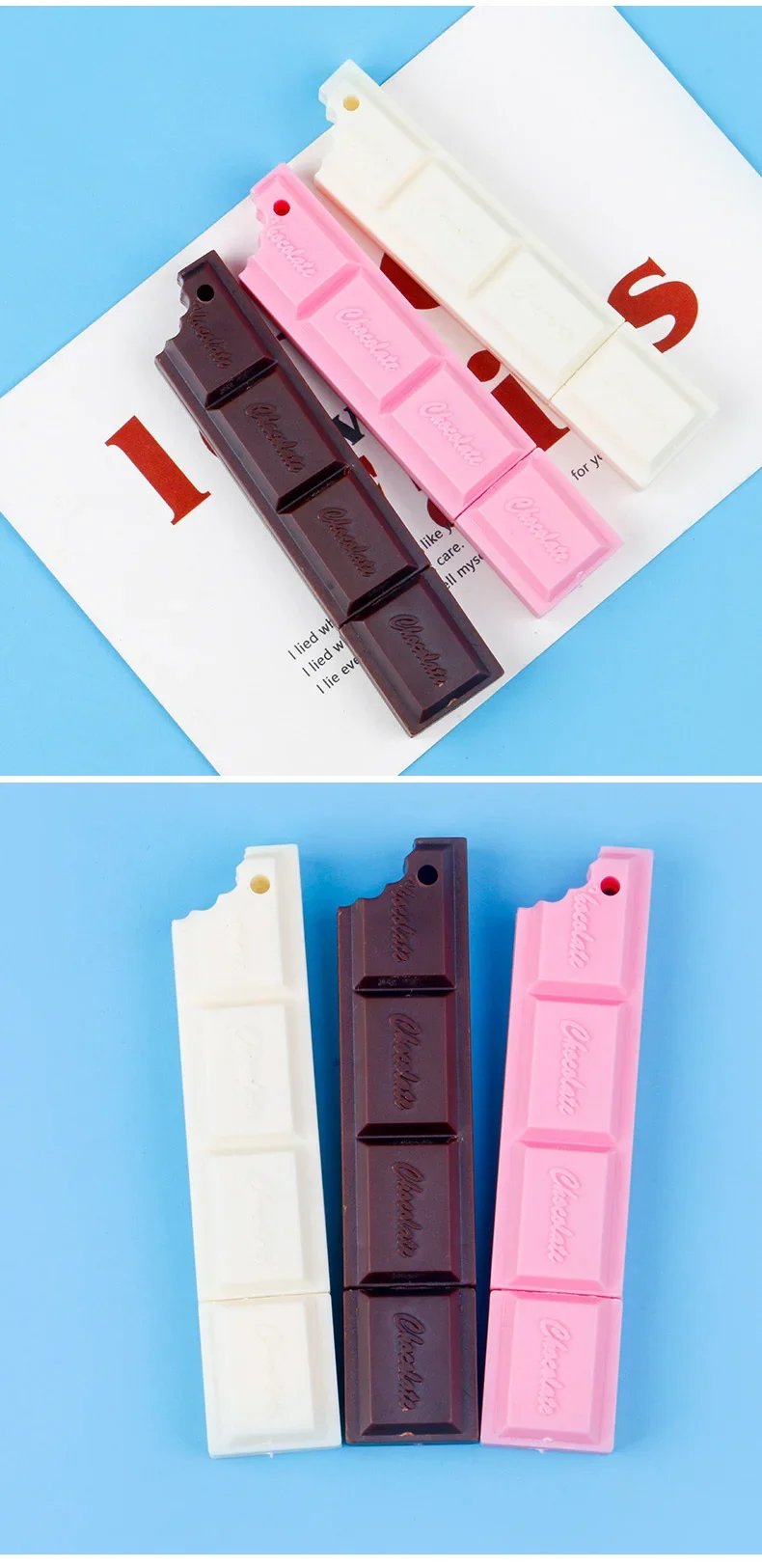 Lytwtw's Cute Kawaii Funny Sweet Lovely Cookie Chocolate Office School Supplies Creative Roller Ballpoint Pen Novelty 1 Piece
