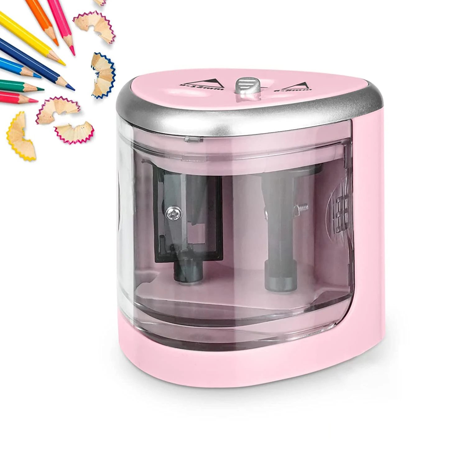New Two-hole Electric Automatic Pencil Sharpener Switch Pencil Sharpener Home Office School Supplies Stationery Art New Two-hole Electric Automatic Pencil Sharpener Switch Pencil Sharpener Home Office School Supplies Stationery Art
