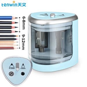 New Two-hole Electric Automatic Pencil Sharpener