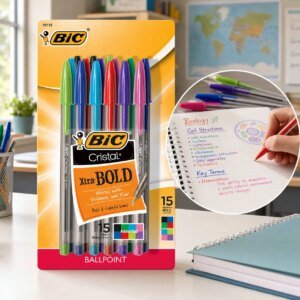 12-Color Highlighter Set – Quick-Drying, Smudge-Resistant Markers for Students, Drawing & Creative Projects