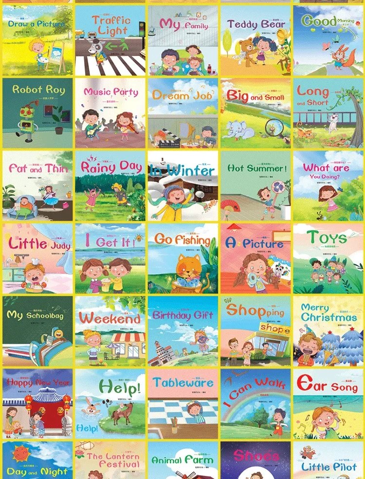 60 Books/Set Children's English Early Learning Picture Book Graded Reading Storybook Enlightenment Cognitive Tale Bedtime Story 60 Books/Set Children's English Early Learning Picture Book Graded Reading Storybook Enlightenment Cognitive Tale Bedtime Story