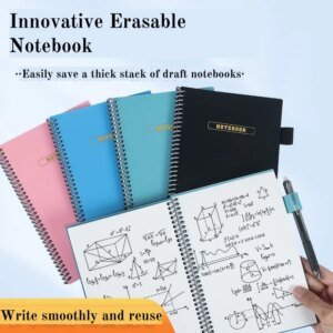 Wet-Erasable Reusable Notebook – Thick Coil Eco-Friendly Writing Notepad for Office, School & Study